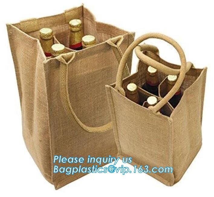 JUTE STORAGE BASKET WITH COTTON ROPE HANDLES,Burlap fabric jute toy storage basket for home storage organization bagease