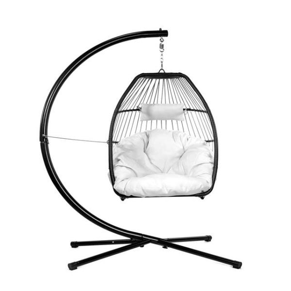 Quality 97cm Width Rattan Hanging Egg Chair for sale