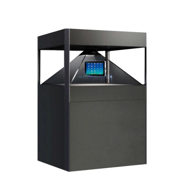 Quality 42 Inch 360 Degree Holographic Display Pyramid , Virtual 3d Hologram Display Showcase for sale