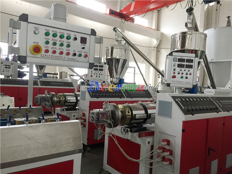 Twin Screw PVC Cable Trunk Making Machine for Speed Production