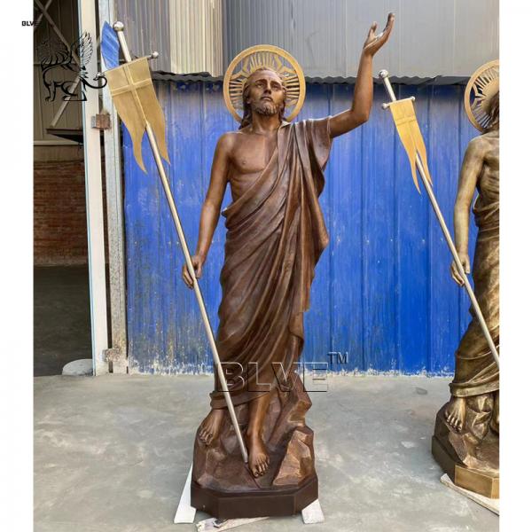 Quality Bronze Statue Jesus Sculpture of Christ Brass Life Size hristian Religious hurch Metal Factory Spots Goods for sale
