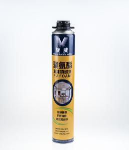 Moisture Curing Pu Foam Glue / Polyurethane Spray Adhesive Water Resistance