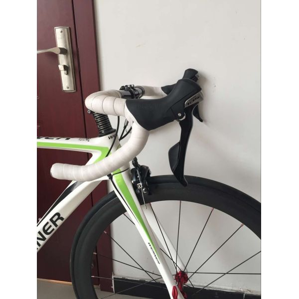High quality white full carbon fiber 540mm frame 700c racing bicycle/bicicle with Shimano 18 speed