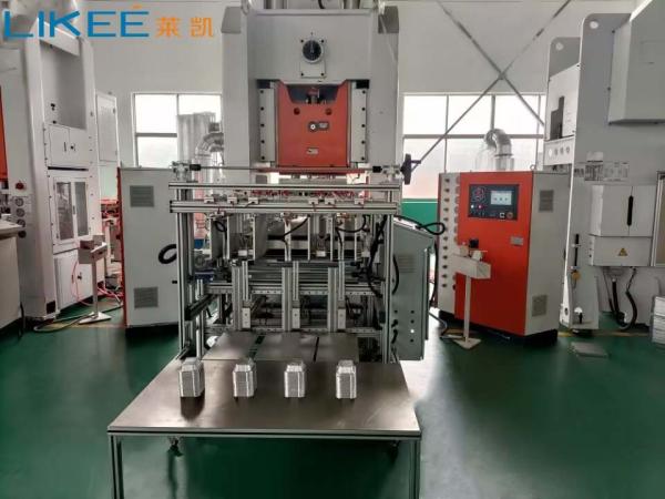 Quality 80Ton Silver Aluminium Foil Container Making Machine Equipped With Siemens Motor for sale