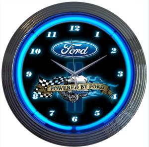 Pontiac Neon Light Clocks Input AC110 Neon Wall Clock Digital