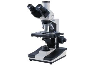 China 6V 20W Trinocular Phase Contrast Microscope Inverted Quadruple Nosepiece wholesale