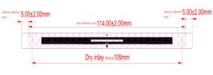 China Double Side Adhesive RFID Wet Inlay M4QT Chip Release Paper wholesale