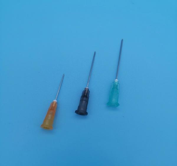 Quality Olive Green Disposable Syringe Needles Inclined Injection Needle Out Diameter 3.4mm 10G for sale