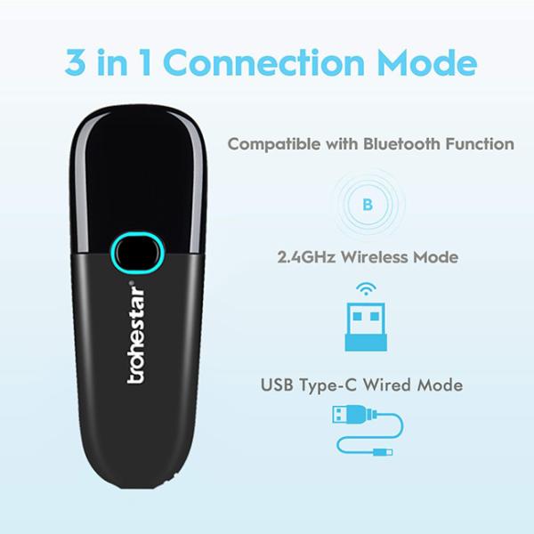 Quality Trohestar N3 IP42 Pocket Size Bluetooth Qr Barcode Scanner for sale