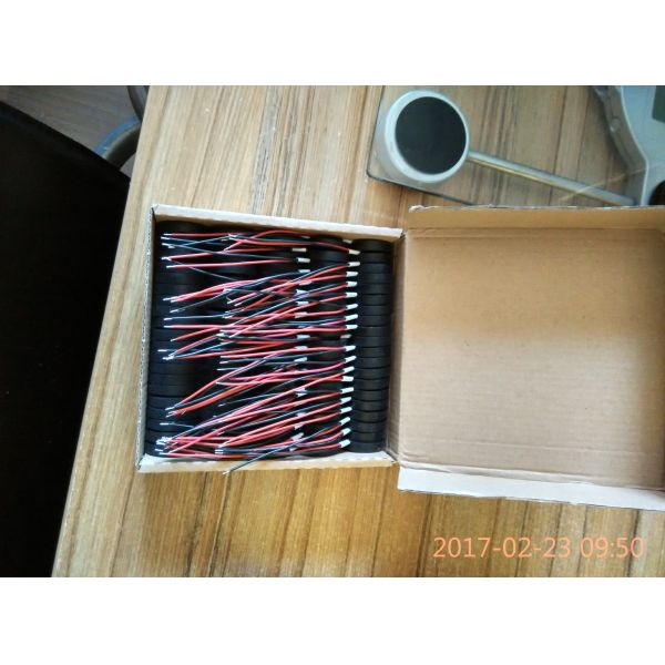 Atomizing Piezo Ceramic Transducer with wires and rubber , Ø16mm Ø20mm Ø25mm Ø30mm 1.7M and 2.4M