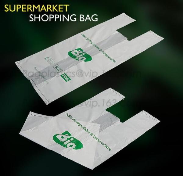 Quality Promotional Fully Biodegradable Compostable Non Woven Shop Bag For Food Packing, 100% Biodegradable Compostable Plastic for sale