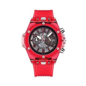 Water Resistant 3ATM Plastic Belt Watch OEM Plastic Analog Silicone