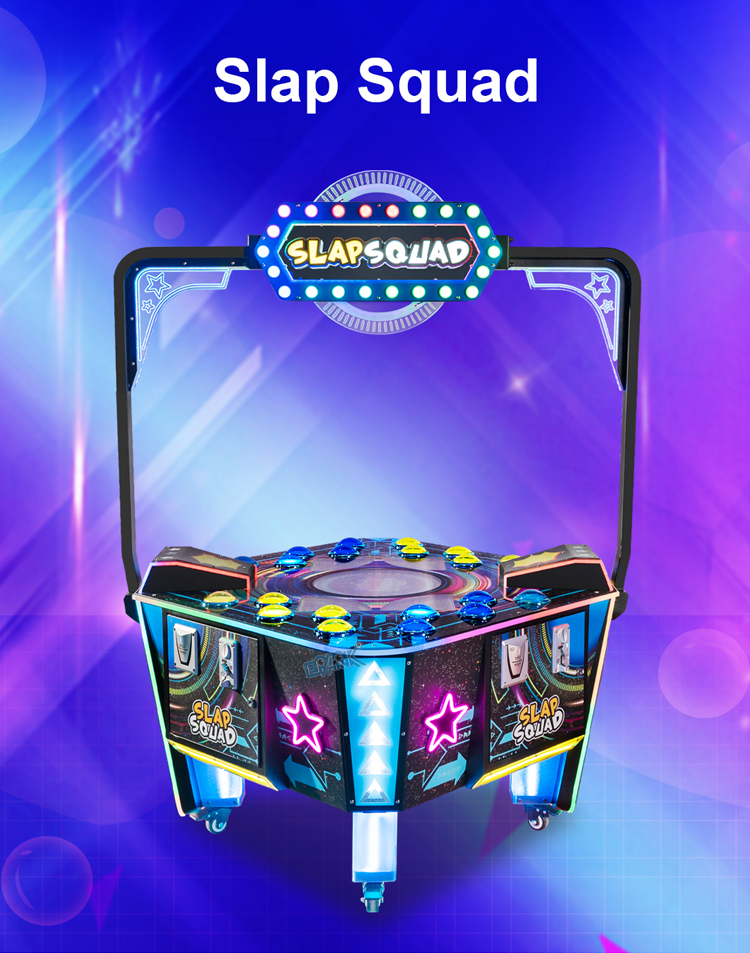 EPARK 4-person Showdown Arcade Game Arcade Coin Operated Battle Game Machine Slap Squad