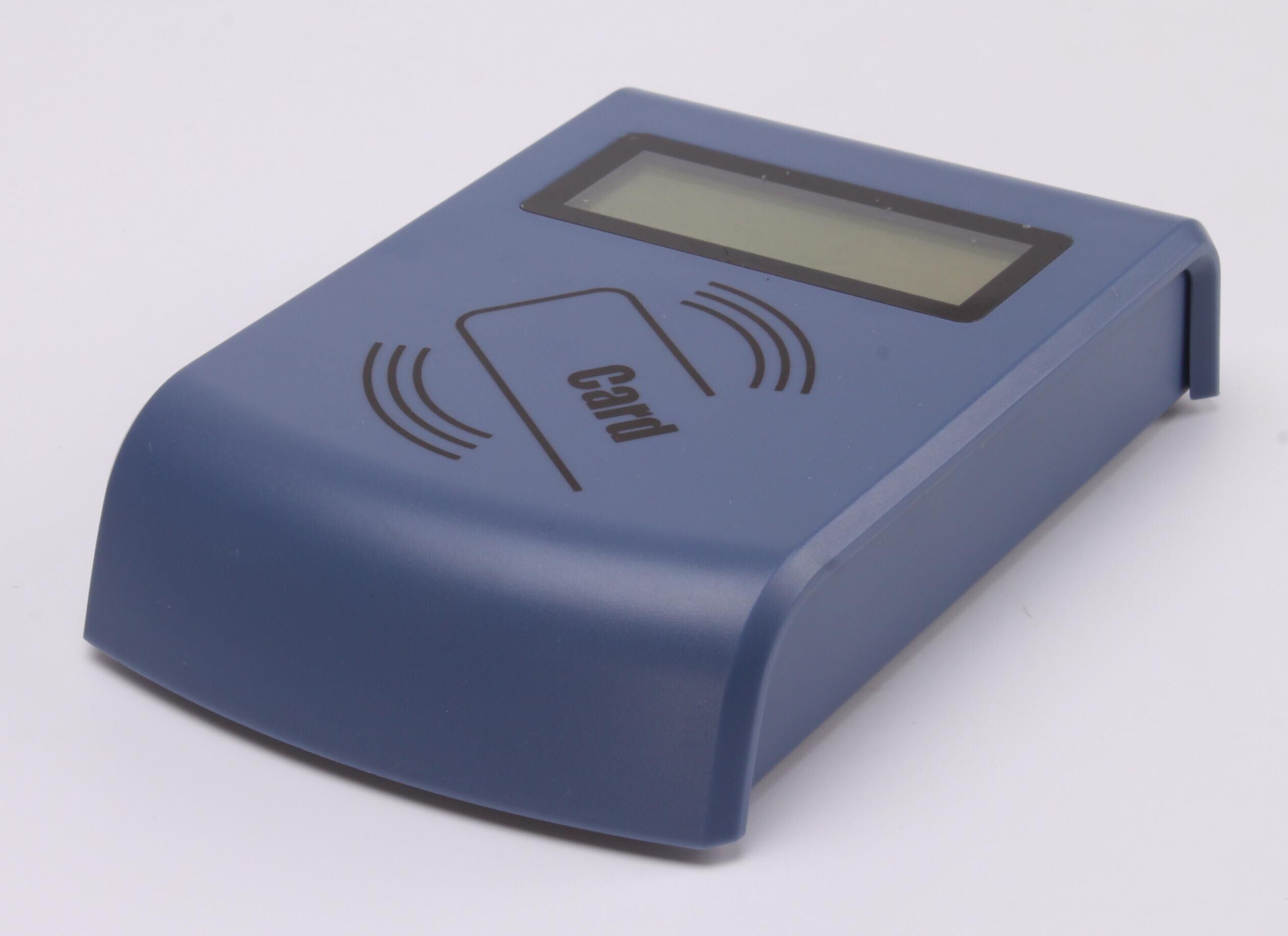 TCP RFID Proximity POE Card Reader Writer With LCD Screen Desktop Usage