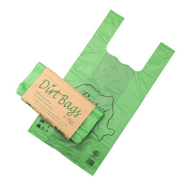 Quality Custom printed 100% biodegradable bag, printing compostable bag for sale