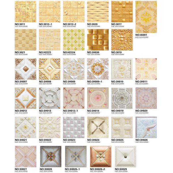 Golden Art Decorating Tiles