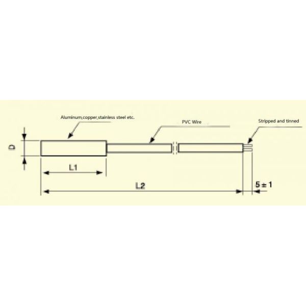 CQC Certificated Waterproof CWF Precision Custom NTC Temperature Sensor 10KOHM 3950 For HVAC and Refrigeration