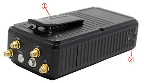 1W 1~2km Range Walkie Talkie 82Mbps Handheld IP Mesh Radio