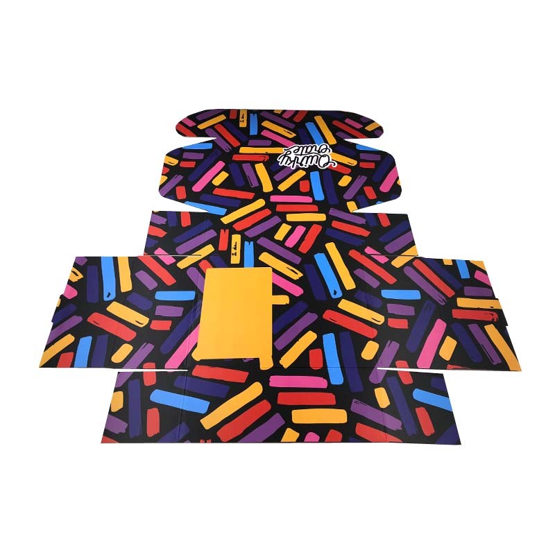 Self - Locking Recycled Printed Packaging Boxes Collapsible Fold Up Gift Boxes