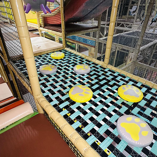 Double Layer Junior Ninja Course for Indoor Playground Ages 5-12