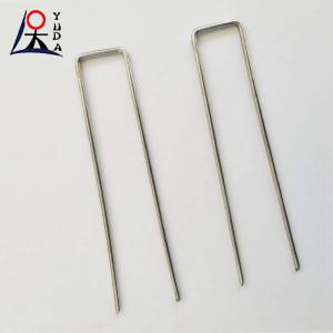 China U-Type Turf Staples For Artificial Grass Rust Proof Sod Pins Stakes wholesale