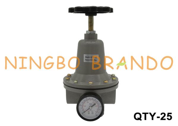 Quality QTY-25 1'' 10 bar Air Compressor Pressure Regulator Valve With Pressure Gauge for sale