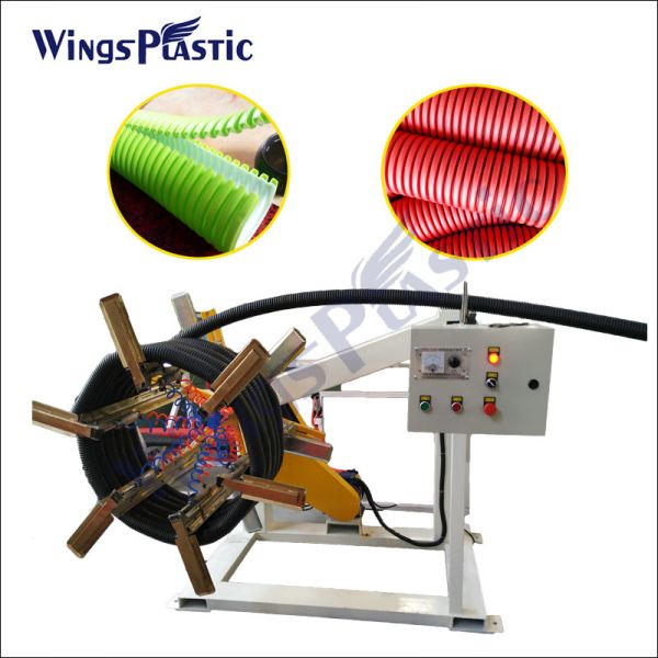 Plastic Hdpe Double Wall Drainage Corrugated Pipe Extrusion Line