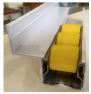 China 2mm Thickness Plastic Guide Rails , Linear Motion Guide Rail 3 Meter Length wholesale