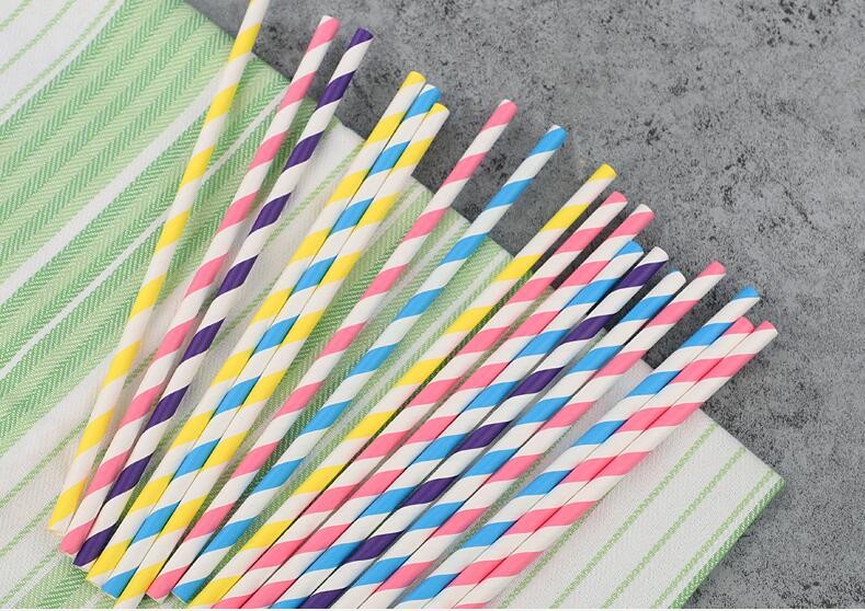 bulk colorful disposable wholesale drinking biodegradable paper straw,food grade paper straw disposable biodegradable pa