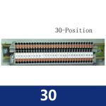 Din Rail Mounted Terminal Blocks Modular Set Screwless Spring Crimping PT 2.5 mm