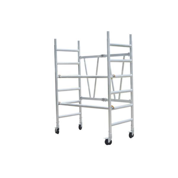 Quality Mini Folding Scaffold Tower , Aluminium Mobile Scaffold Platform 2.9m Height for sale