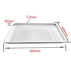 Customization Multi Purpose Aluminum Alloy Bakery Tray Safest Non Stick Pans For Roasting