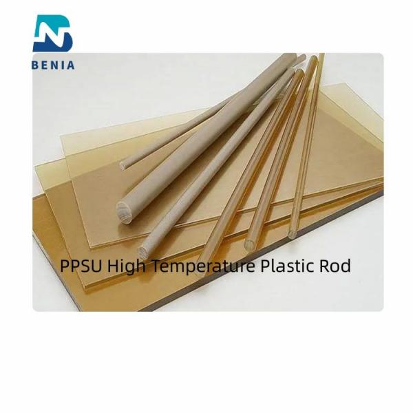 Quality Multicolor PPSU High Temperature Plastic Rod Heatproof Drop Resistant for sale