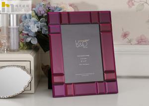 High hardness mirrored glass picture frames , Morden a4 glass certificate frames