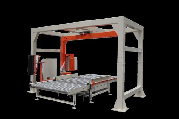 Quality Adjustable Automatic Stretch Wrap Machine With Hydraulic Jack OEM for sale