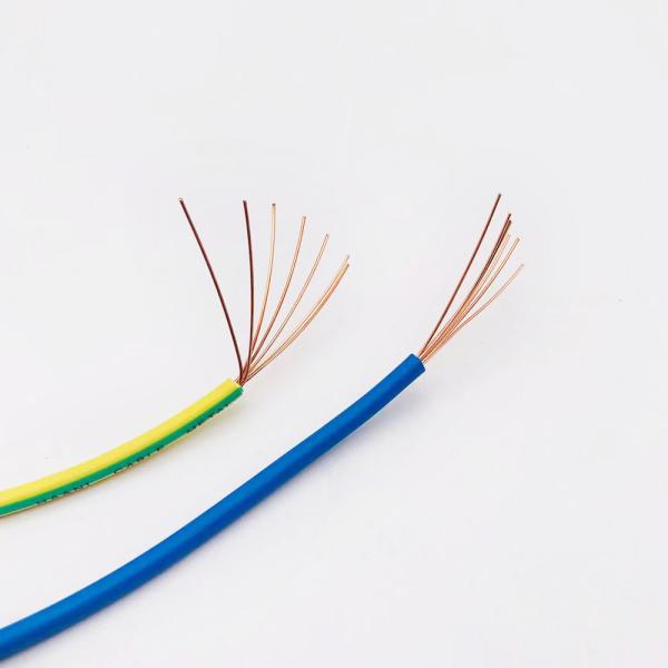 Quality Bvr 6.0mm2 Single Core Wire Cable Pvc Insulated Cloth Pure Copper for sale