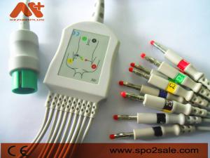 China Spacelabs Compatible Direct Connect EKG Cable For Spacelabs 90367, 90369, 90496, 91496, Ultraview wholesale