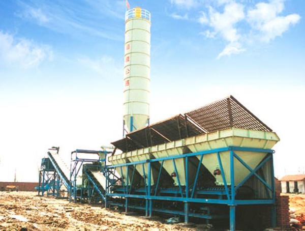 Quality 500t/H 144kw Wet Batch Concrete Plant Road Construction Machinery for sale