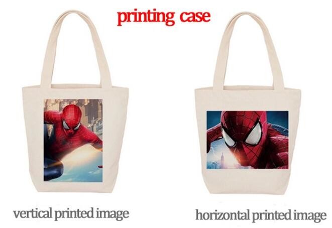 Custom silk screen printed Cotton material handle style blank natural cotton canvas bag without logo bagplastics bagease