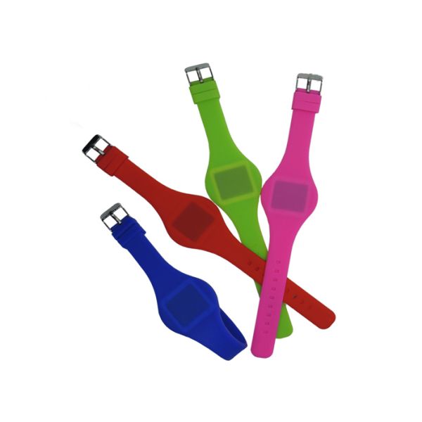 Candy colors Children's Electronic Silicone Watch LED Touch Cartoon Watch Promotion Custom Gift Cartoon