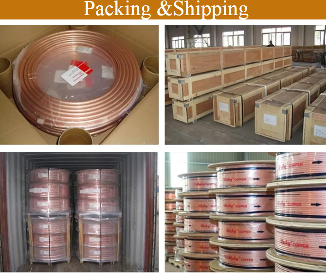 R220 R250 R290 C12200 2mm Heating Copper Pipe For Air Conditioners