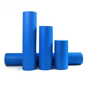 China Fitness Solid Massage Foam Roller EVA Exercise Yoga Foam Roller With Hexagonal Dot wholesale