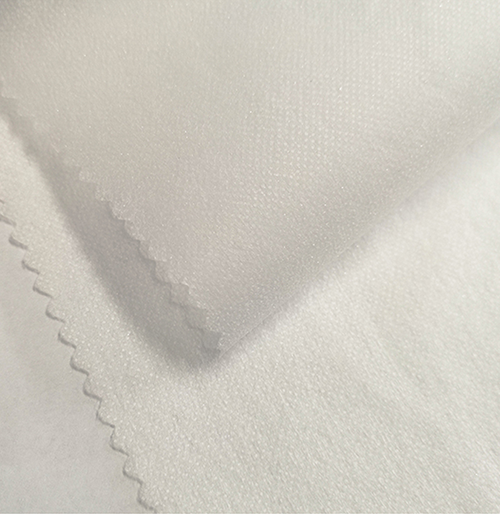 GAOXIN Chinese White Fusible Non Woven Interlining Fabric for Ecofriendly Embroidery