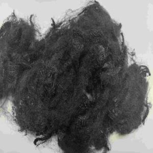 Flame Retardant Polyester Fiber 51mm Black Short Fiber Eco-Friendly PSF