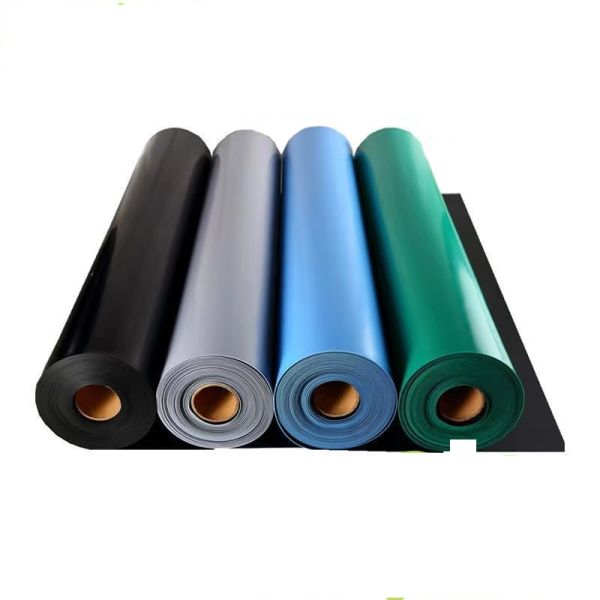 Shiny Dull ESD Rubber Mat Antistatic Table Floor Mat For Workbench