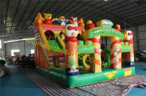 China crazy penguins bouncy castle slide inflatable wholesale