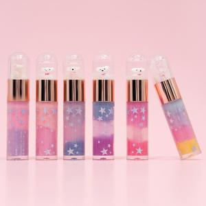 China 5.8ml Fruity Fragrance Layered Kids Lip Gloss Essence Shimmer Lip Gloss wholesale