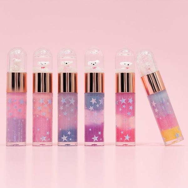 Quality 5.8ml Fruity Fragrance Layered Kids Lip Gloss Essence Shimmer Lip Gloss for sale