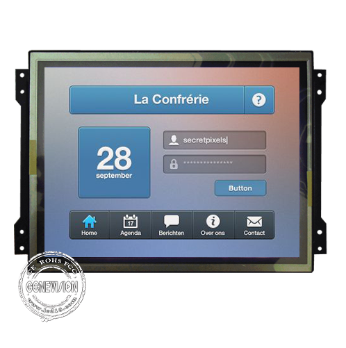 Digital 21.5'' Open Frame LCD Display Sensitive Touch Monitor For Shipping Container