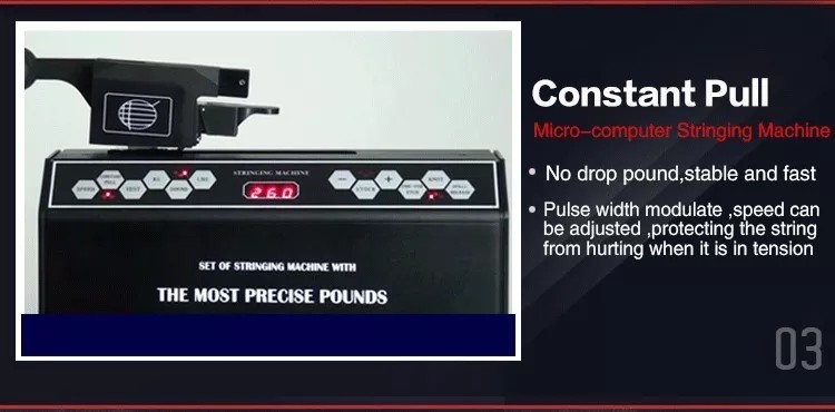 Digital Badminton Racket Stringing Machine Computer Operated